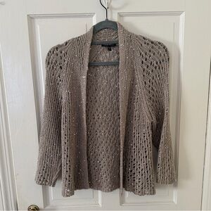 Eileen Fisher knit sequins cardigan